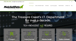 Desktop Screenshot of mainsaildata.com