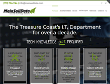 Tablet Screenshot of mainsaildata.com